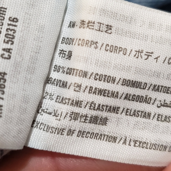 Curvy High-Rise Vintage Baggy Cross Over Waistband Jean Distressed - Picture 5 of 5